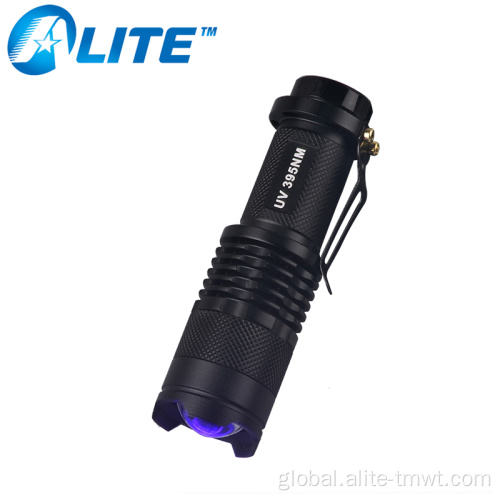 Streamlight Uv Flashlight custom ultraviolet detector mini pocket uv led lamp 395nm flashlight Supplier